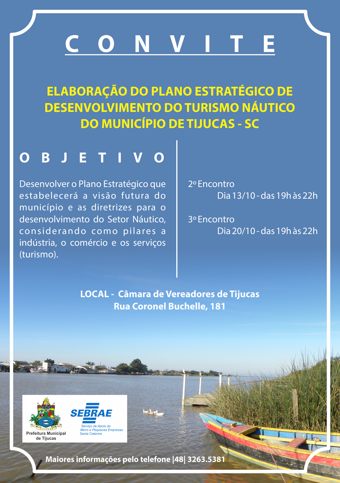 Read more about the article Tijucas debate plano estratégico do Turismo Náutico