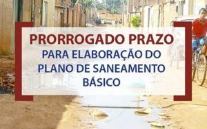 Read more about the article Prazo para elaboração do Plano de Saneamento Básico foi prorrogado para 2017