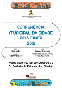 Read more about the article Conferência Municipal das Cidades ocorre nesta sexta-feira
