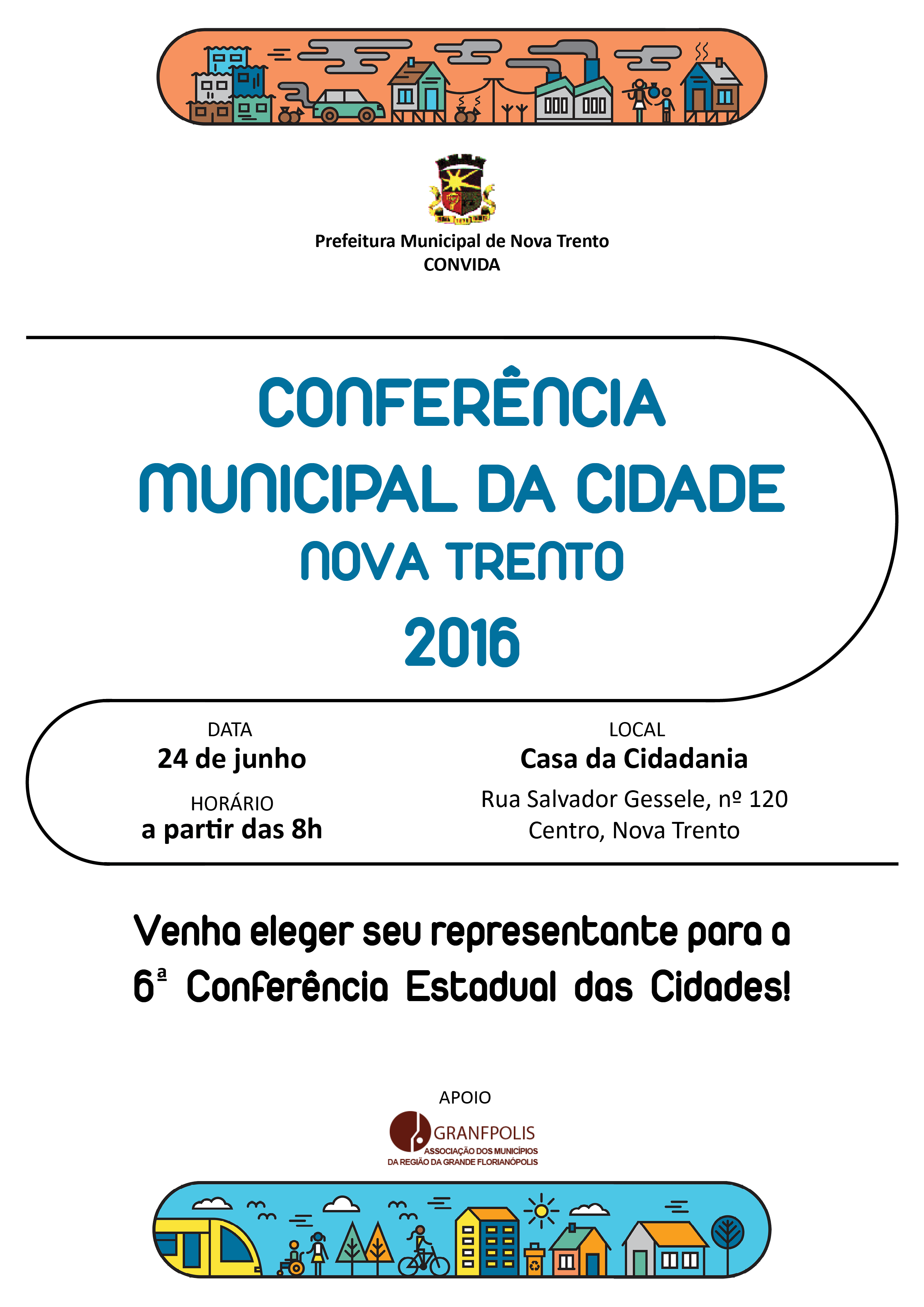 You are currently viewing Conferência Municipal das Cidades ocorre nesta sexta-feira