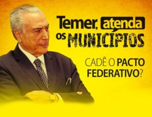 Read more about the article Temer atenda os municípios