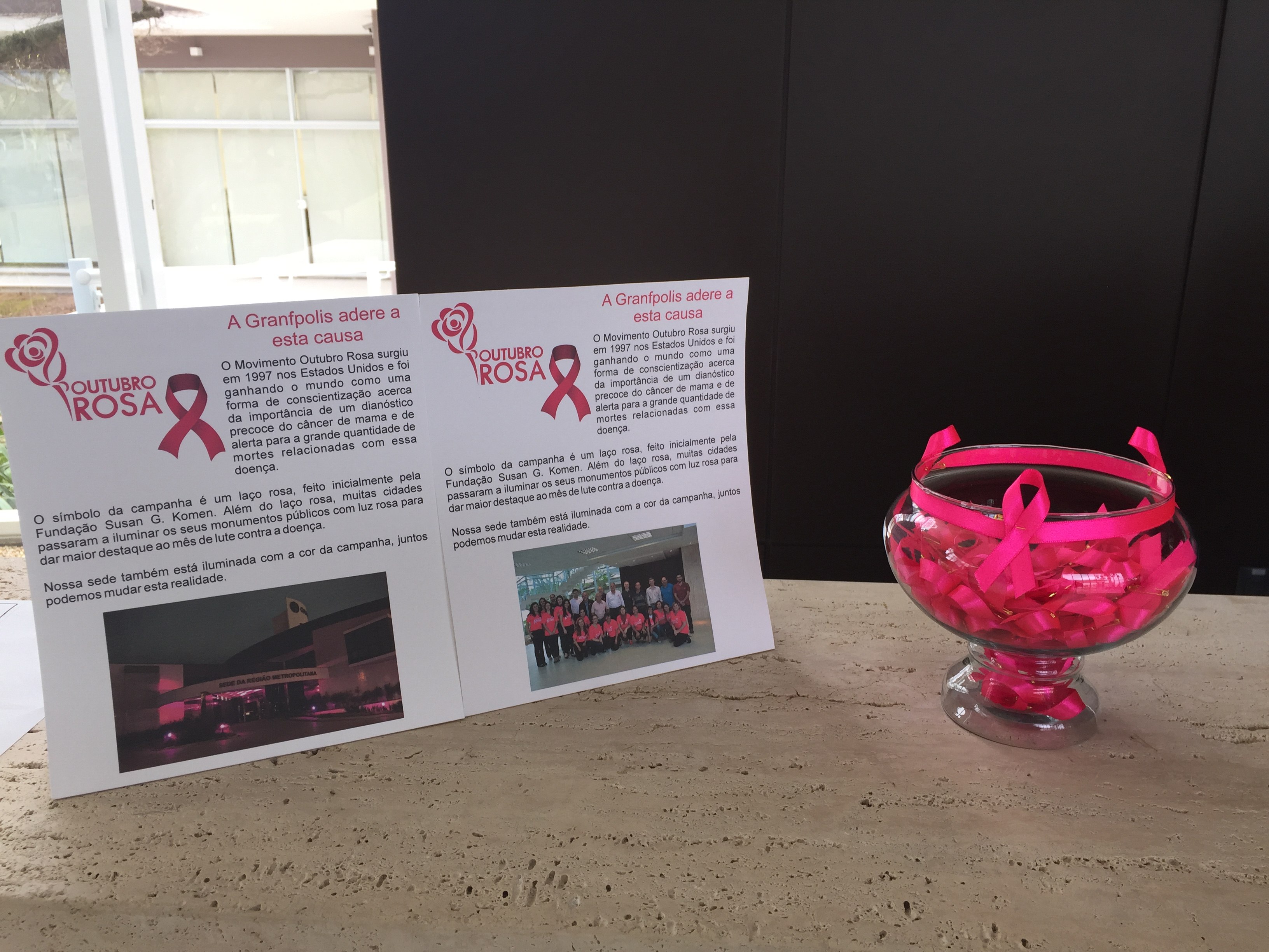 You are currently viewing GRANFPOLIS adere a campanha Outubro Rosa: Câncer de mama – vamos falar sobre isso?”