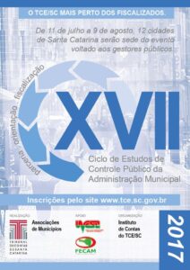 Read more about the article TCE – SC e Associações dos Municípios promovem Ciclo de Estudos de Controle Público da Administração Municipal