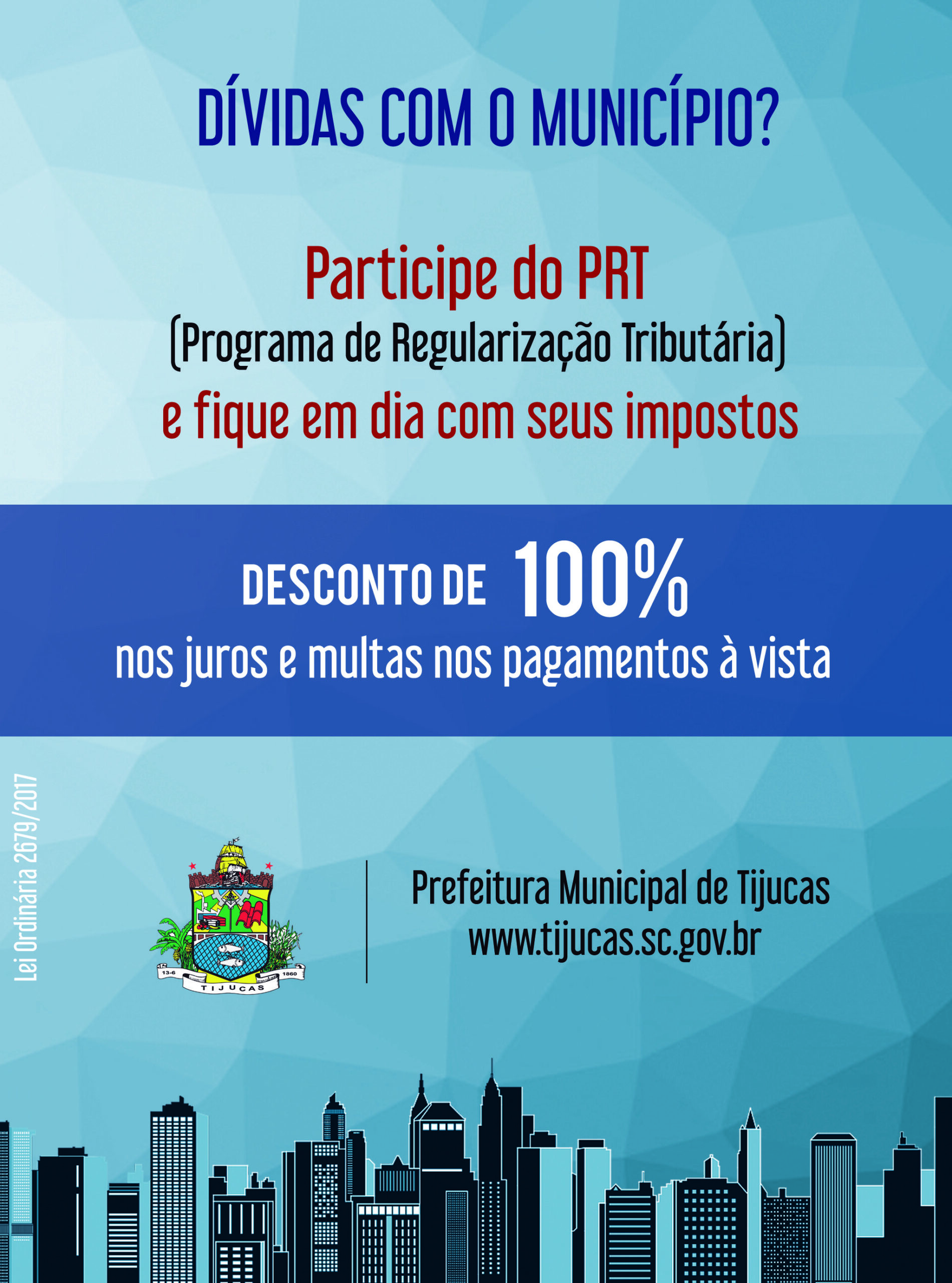 Read more about the article Prefeitura lança programa de refinanciamento de impostos  