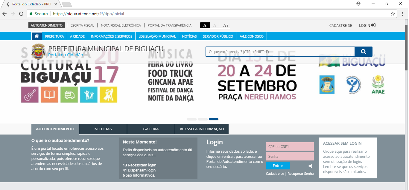 Read more about the article Prefeitura oferece serviços na internet