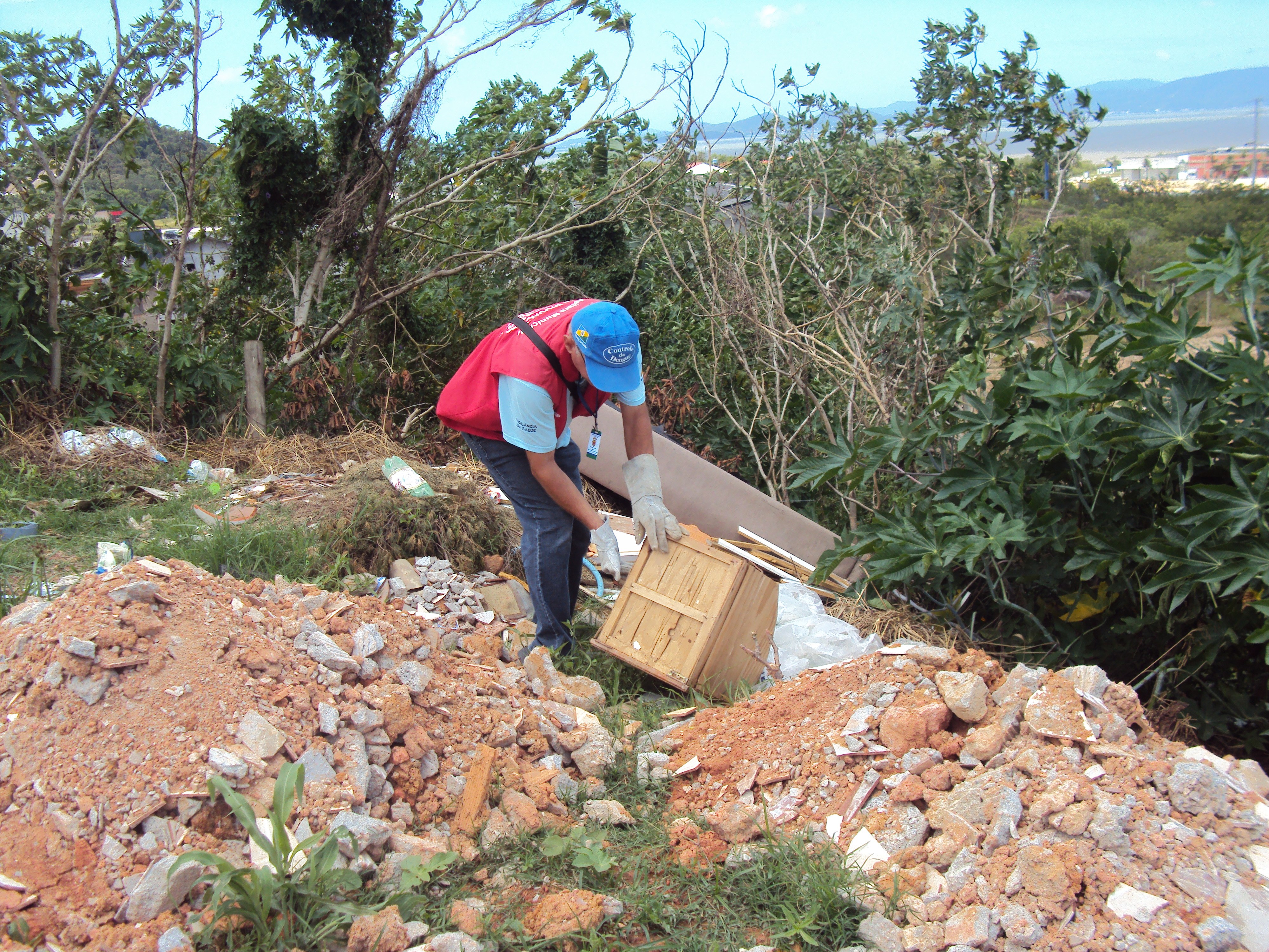 Read more about the article Prefeitura realiza limpeza de terreno com foco de escorpião