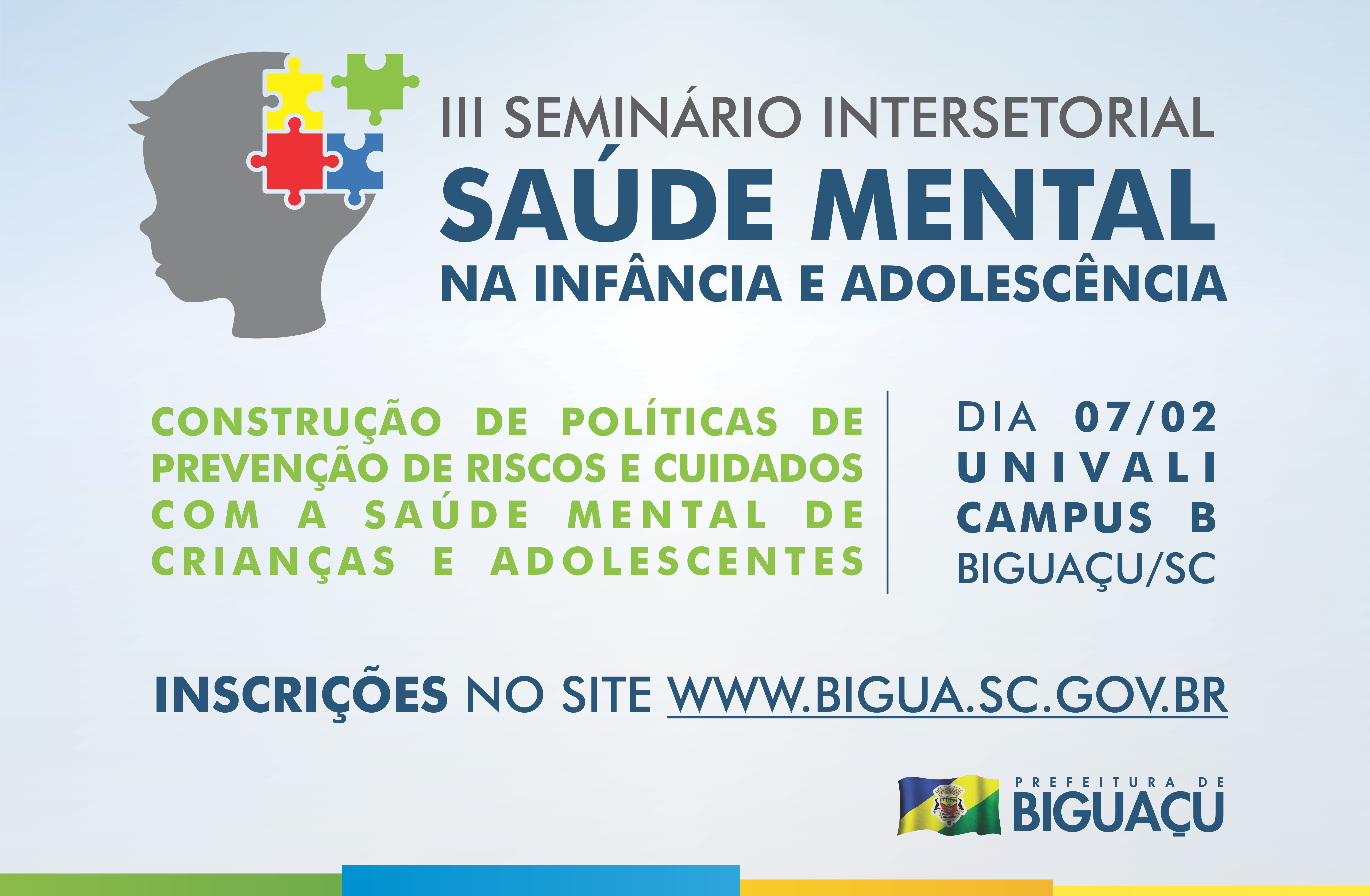 Read more about the article III Seminário Intersetorial sobre Saúde Mental na Infância e Adolescência