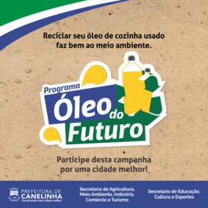Read more about the article Programa Óleo do Futuro incentiva reciclagem do óleo de cozinha usado