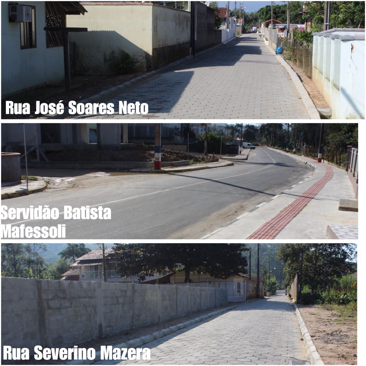 Read more about the article Prefeitura entrega obras em três vias da Tajuba I