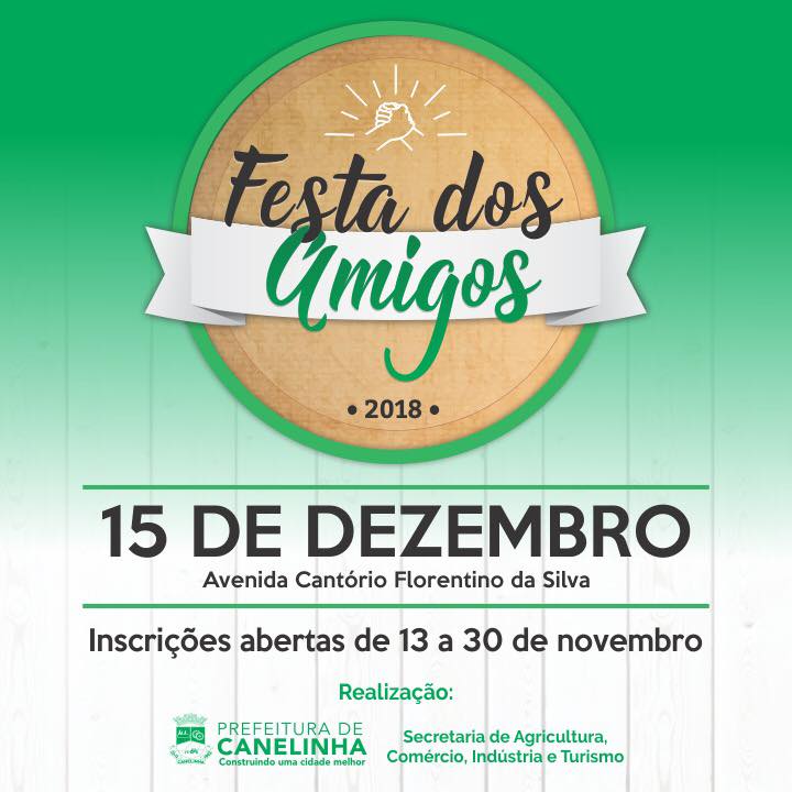 Read more about the article Festa dos Amigos 2018 acontece em dezembro