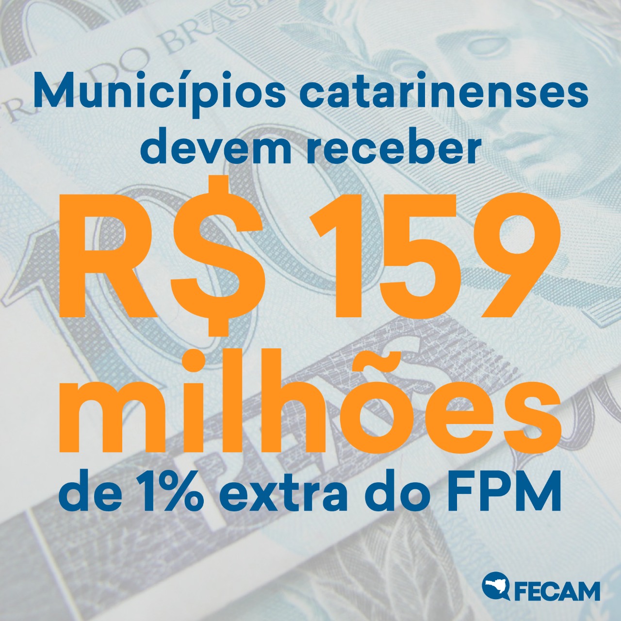 You are currently viewing 1% extra do FPM será repassado aos municípios catarinenses