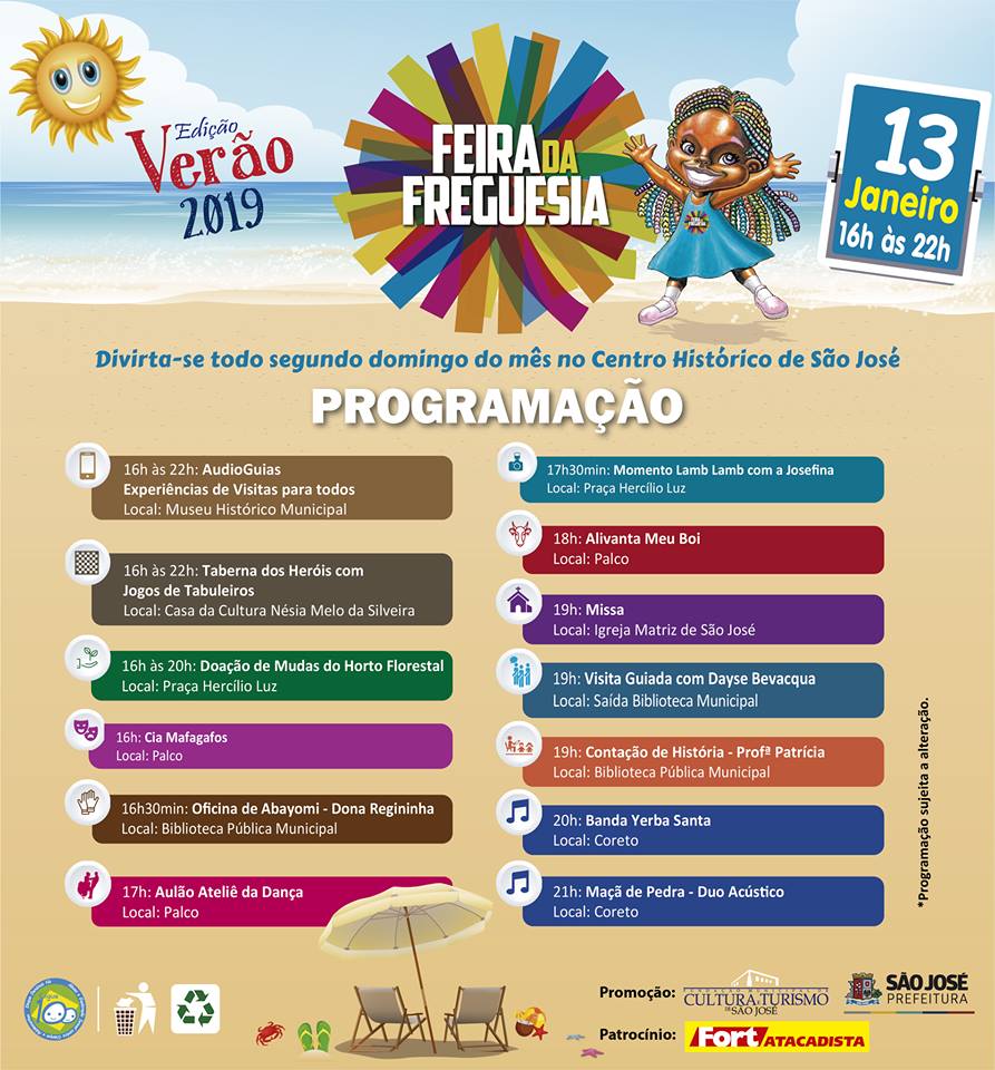 You are currently viewing Feira da Freguesia Especial de Verão 2019 será realizada neste domingo (13)