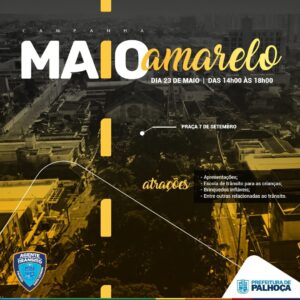 Read more about the article Maio amarelo mobiliza agentes de trânsito em Palhoça