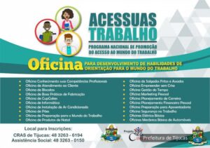 Read more about the article Ação Social oferece oficinas gratuitas em parceria com Senai em Tijucas