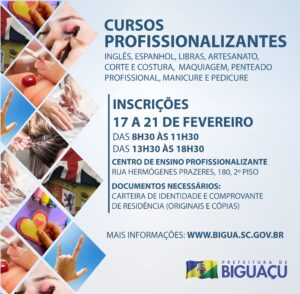 Read more about the article Prefeitura abre inscrições para cursos profissionalizantes