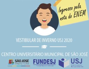 Read more about the article Vestibular de Inverno USJ 2020 inicia inscrições gratuitas com nota do ENEM