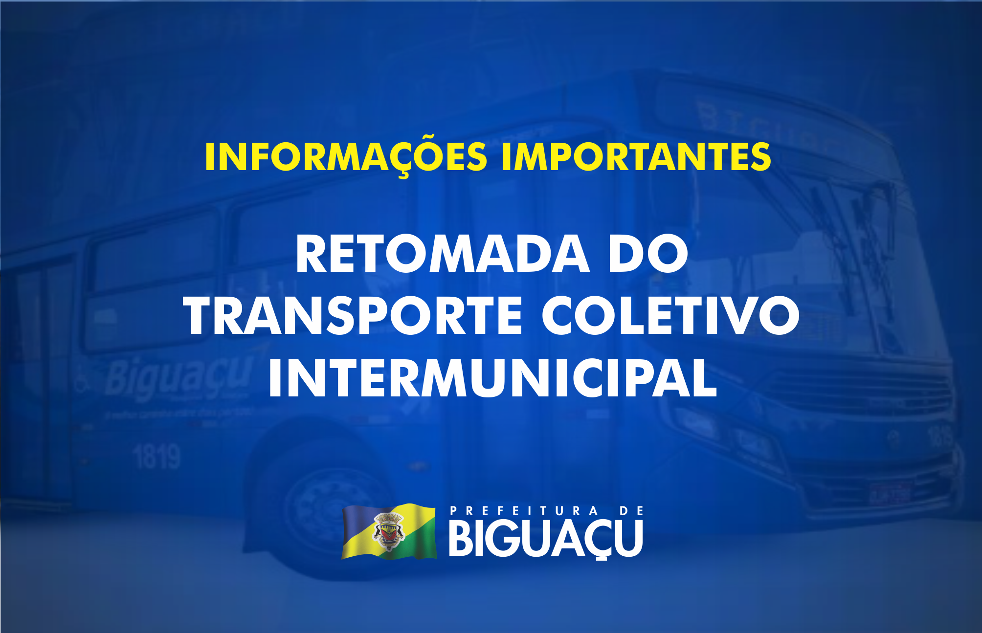 Read more about the article Transporte intermunicipal volta a circular nesta segunda-feira, 22