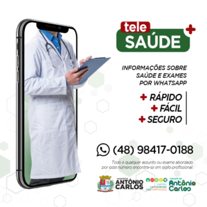 Read more about the article Prefeitura implanta o TELE SAÚDE, informações sobre saúde e exames via WhatsApp