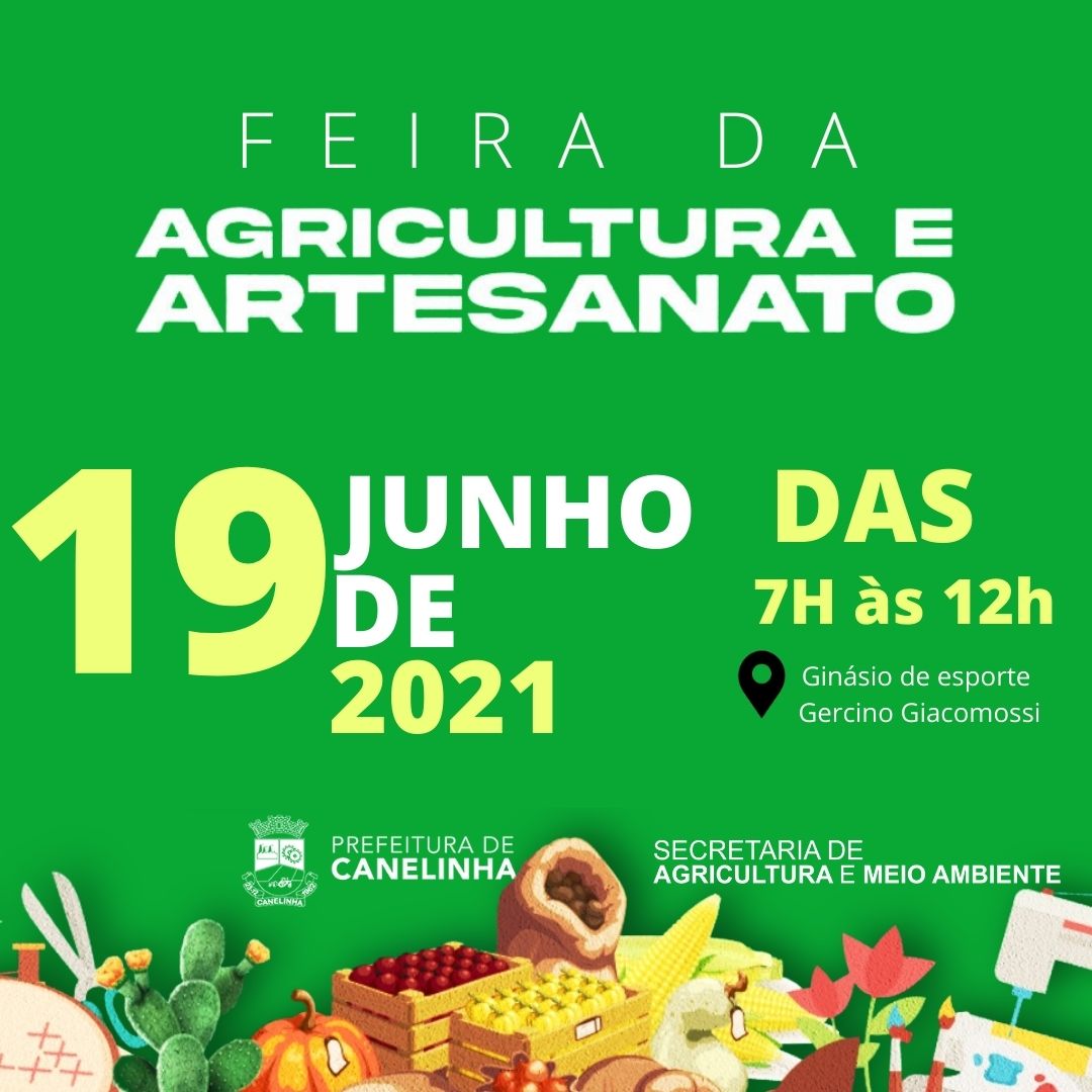 You are currently viewing Feira Municipal da Agricultura Familiar e Artesanato acontece neste sábado, 19 de junho