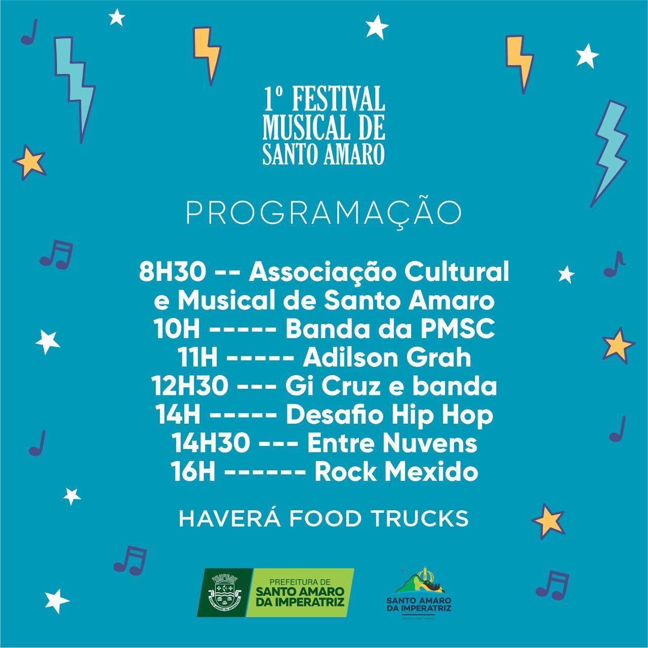 Read more about the article Primeiro festival de música do Município acontece dia 09/10