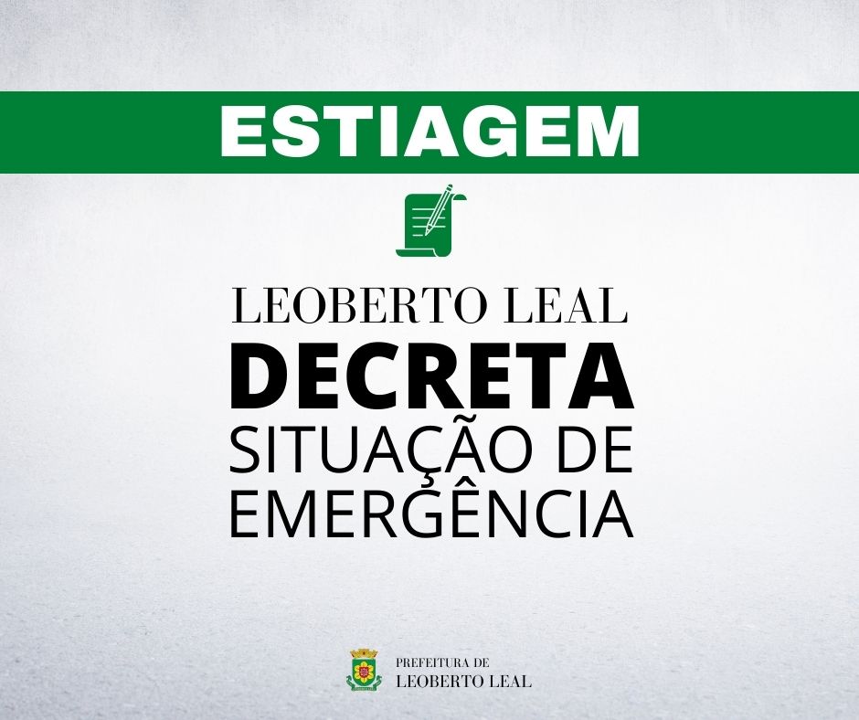 Read more about the article Estiagem – Leoberto Leal decreta situação de emergência