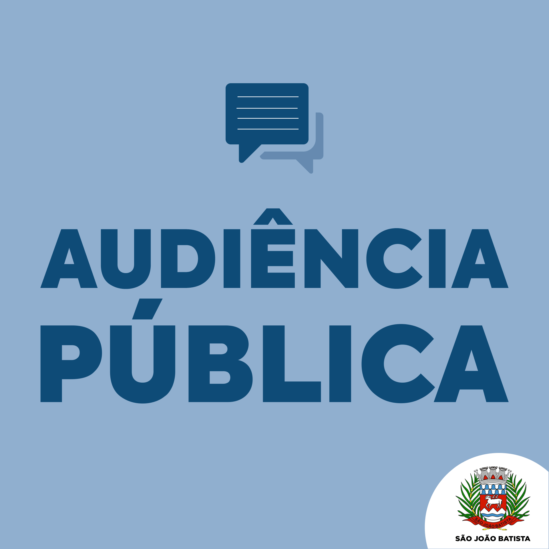 Read more about the article Audiência pública para prestação de contas do 3º quadrimestre de 2021 será realizada no dia 24 de fevereiro