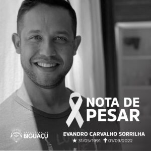 Read more about the article Nota de Pesar – Evandro Carvalho Sorrilha