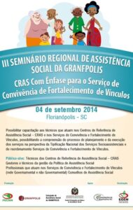 Read more about the article Inscrições para o III Seminário Regional do CRAS superam expectativas