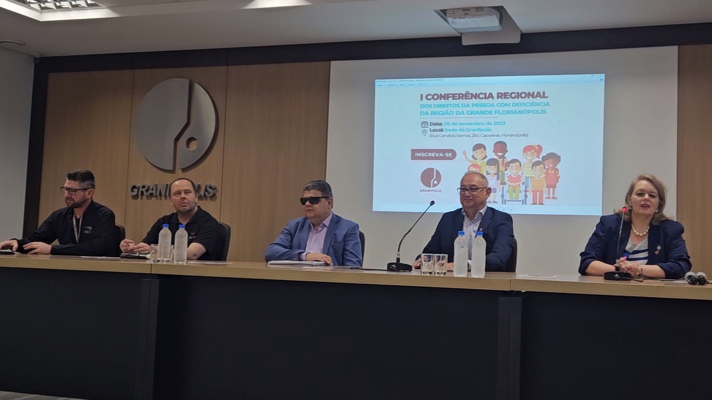 Read more about the article Granfpolis realiza 1ª Conferência Regional dos Direitos da Pessoa com Deficiência